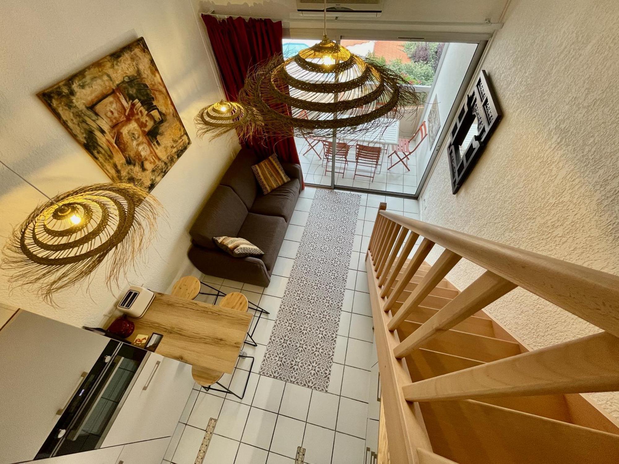 Golfes Clairs - Duplex Climatise - Wifi Lägenhet Argelès-sur-Mer Exteriör bild