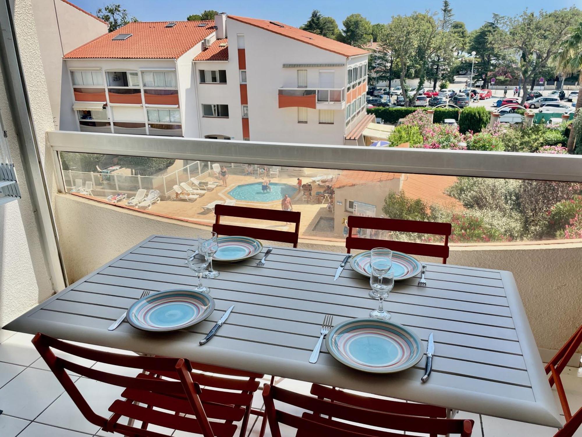 Golfes Clairs - Duplex Climatise - Wifi Lägenhet Argelès-sur-Mer Exteriör bild